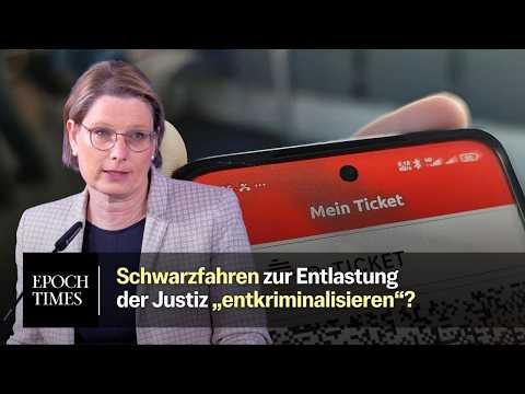 Schwarzfahren soll legal werden – Union und Polizei lehnen Entkriminalisierung ab