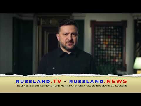 Selenskij sieht keinen Grund mehr Sanktionen gegen Russland zu lockern Selenskij sieht keinen Grund mehr Sanktionen gegen Russland zu lockern