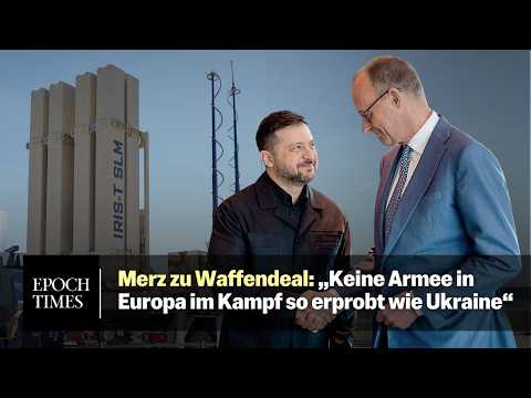 Selenskyj kündigt deutsch-ukrainisches Raketenabwehrsystem an