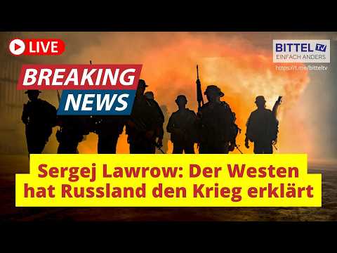 Sergej Lawrow: Der Westen hat Russland den Krieg erklärt – 25.04.2026