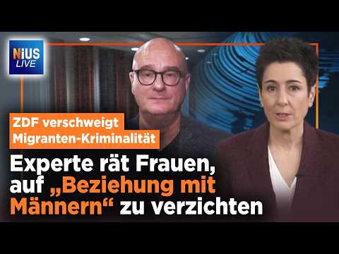 Sexualdelikte verdreifacht: ARD & ZDF schweigen über Täter – PKS 2025 | NIUS Live vom 22.04.2026