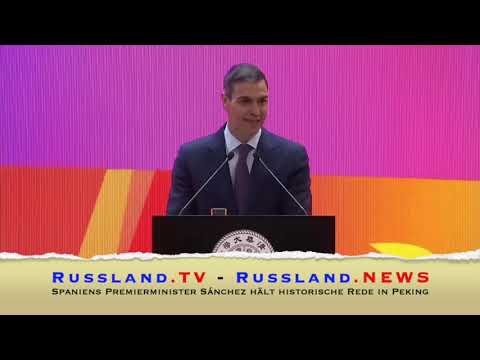 Spaniens Premierminister Sánchez hält historische Rede in Peking