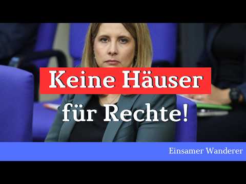 SPD-Bauministerin will bei Verdacht „extremistische Käufer“ vom Hauskauf ausschließen