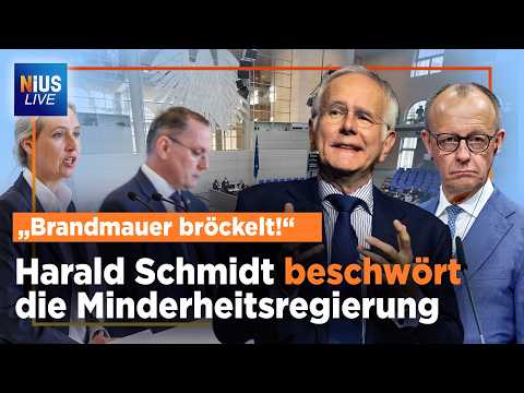 „SPD rausschmeißen!“: Harald Schmidt rechnet mit der Merz-Regierung ab | NIUS Live vom 24.04.2026