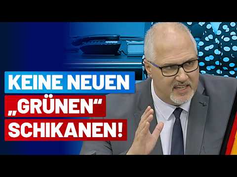 Stefan Henze rechnet mit Grünen-Forderung ab! – AfD-Fraktion im Bundestag