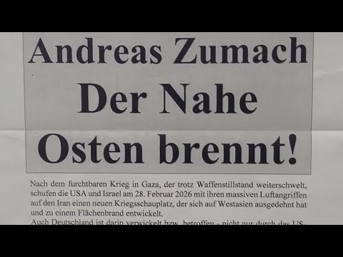 Stetten Remstal 10.04.2026 Andreas Zumach in der Glockenkelter Stetten Remstal 10.04.2026 Andreas Zumach in der Glockenkelter