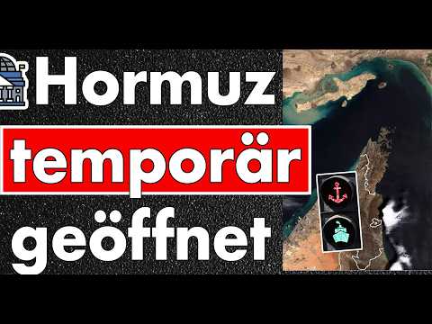 Straße von Hormuz geöffnet, Iran weiterhin blockiert. Temporäre Lösung entlastet. Besuch im Ölhafen!