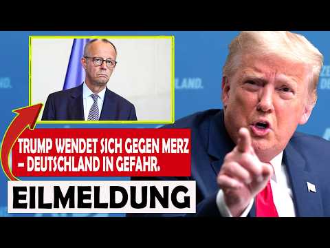 Trump hat Merz aus der NATO ausgeschlossen! Deutschland steht ohne Verbündete am Rande des Zusammenb