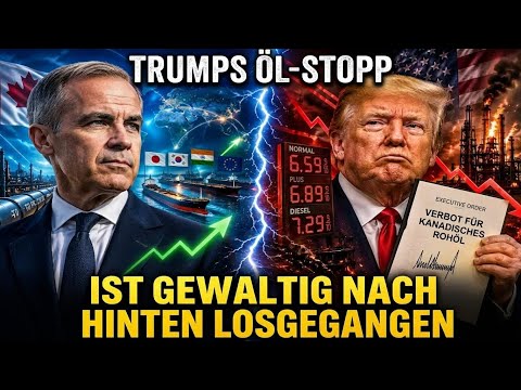 Trumps Ölverbot schlägt fehl: Donald Trump beschert Kanada einen 15-Milliarden-Dollar-Energiegewinn