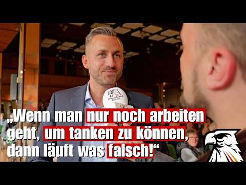 Ulrich Siegmund: „Wenn man nur noch arbeiten geht, um tanken zu können, dann läuft was falsch!“