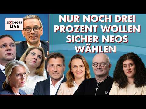 Umfrage: FPÖ bei 38% – Ablehnung gegen SPÖ, GRÜNE & NEOS explodiert | exxpress live 20. April 2026