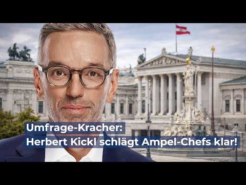 Umfrage-Kracher: Herbert Kickl schlägt Ampel-Chefs klar!
