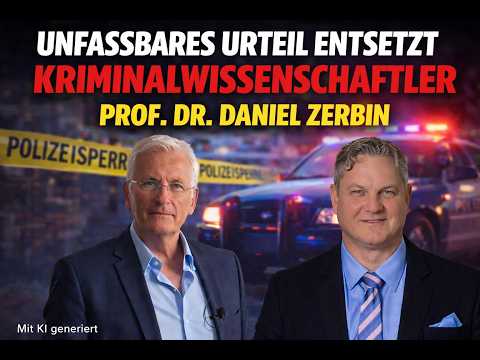 Unfassbares Urteil entsetzt Kriminalwissenschaftler – Prof. Dr. Daniel Zerbin