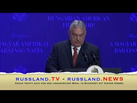 Vance trifft sich vor der ungarischen Wahl in Budapest mit Viktor Orbán Vance trifft sich vor der ungarischen Wahl in Budapest mit Viktor Orbán