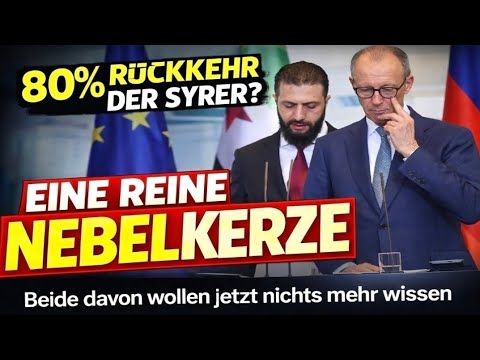 Verwirrung um 80%-Syrer-Rückkehr: Merz und al-Sharaa widersprechen sich