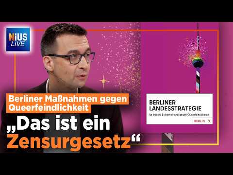 Während Berlin brennt: Senat beschäftigt sich mit queerfeindlichen Graffitis | NIUS Live am 09.04.26