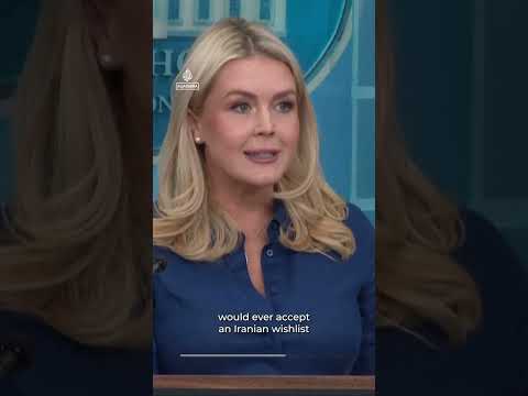 White House says Iran’s 10-point peace plan ‘thrown in the garbage’ White House says Iran’s 10-point peace plan ‘thrown in the garbage’