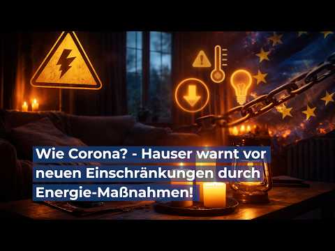 Wie Corona Hauser warnt vor neuen Einschränkungen durch Energie-Maßnahmen! Wie Corona Hauser warnt vor neuen Einschränkungen durch Energie-Maßnahmen!