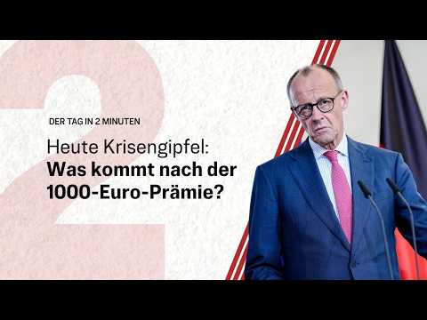 1000-Euro-Prämie gescheitert: Regierung sucht jetzt neue Entlastung | Der Tag in 2 Minuten