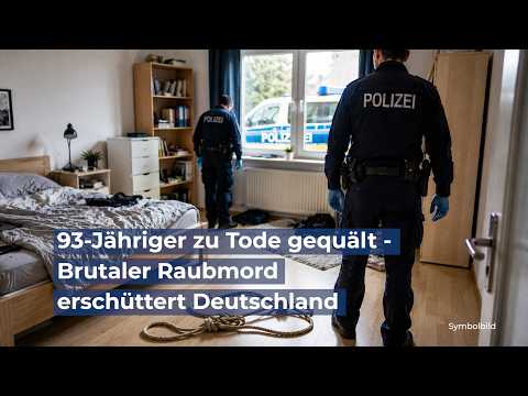 93-Jähriger zu Tode gequält – Brutaler Raubmord erschüttert Deutschland 93-Jähriger zu Tode gequält – Brutaler Raubmord erschüttert Deutschland