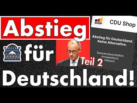 Abstieg für Deutschland: CDU gibt schlechten Verlierer – Der Schmutzkampagne 2. Teil!
