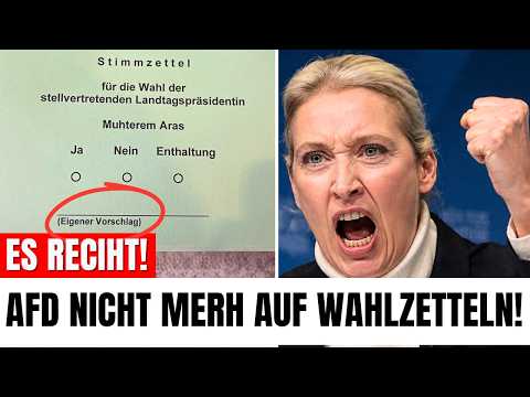 AfD wurde von Wahlzettel OFFIZIELL GESTRICHEN! Offensichtlicher Wahlbetrug
