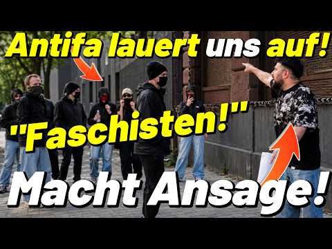 ANTIFA Mob lauert uns auf! Er erteilt ihnen eine harte Ansage nach AfD Rundgang Düsseldorf ANTIFA Mob lauert uns auf! Er erteilt ihnen eine harte Ansage nach AfD Rundgang Düsseldorf