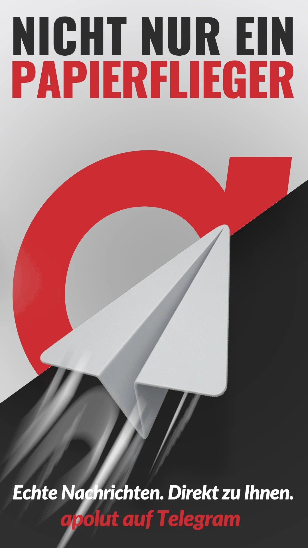 Apolut ist mit dem vollen Programm auch auf TELEGRAM.