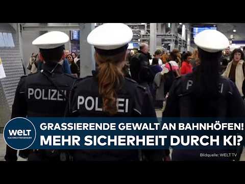 BAHNHÖFE: Gewalt, Messerangriffe und Sexualdelikte! Mehr Sicherheit durch KI-Überwachung?
