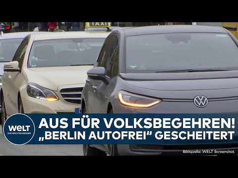 BERLIN: Aus für Volksbegehren! Zu wenig Unterschriften für „Berlin autofrei“ und „Berlin werbefrei“