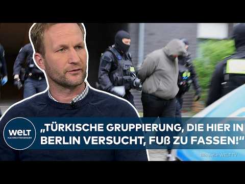 BERLIN: Razzia gegen Schusswaffenkriminalität! „Türkische Gruppierung, die versucht, Fuß zu fassen“