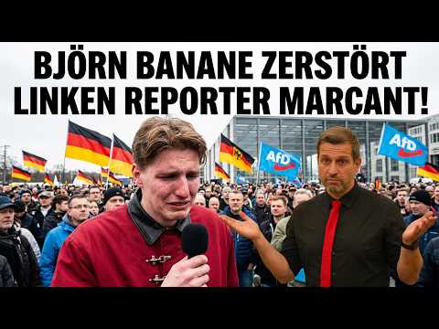 BJÖRN BANANE ZERSTÖRT LINKEN REPORTER MARCANT!