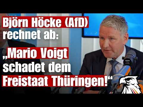 Björn Höcke (AfD) rechnet ab: „Mario Voigt schadet dem Freistaat Thüringen!“