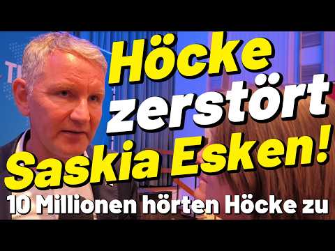 Björn Höcke ZERSTÖRT Saskia Esken! 😱💥 Interview & Rede zu Ben ungeskriptet & Eskalation Mainstream