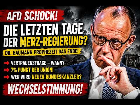 BRAND IM BUNDESTAG! Baumann prophezeit das ENDE der Merz-Regierung Kommt jetzt die Vertrauensfrage?