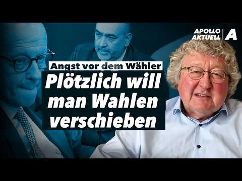 Bürger zu unbequem: Jetzt wollen sie Wahlen verschieben – Werner J. Patzelt im Interview