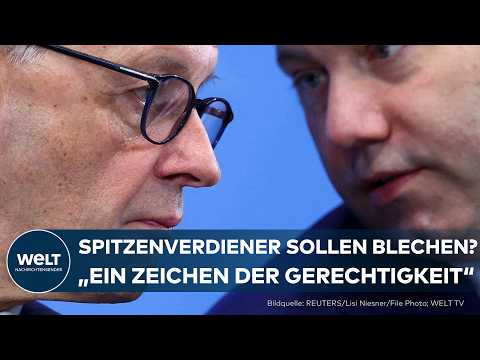 BUNDESTAG: Höhere Steuern für Spitzenverdiener? SPD und Union streiten um höhere Reichensteuern!