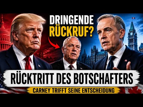 Carney handelt schnell, nachdem Trumps Botschafter Kanada abrupt verlässt