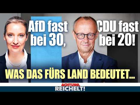 CDU am Boden, AfD auf Rekordkurs – Was das 30/20-Szenario für Deutschland bedeutet!