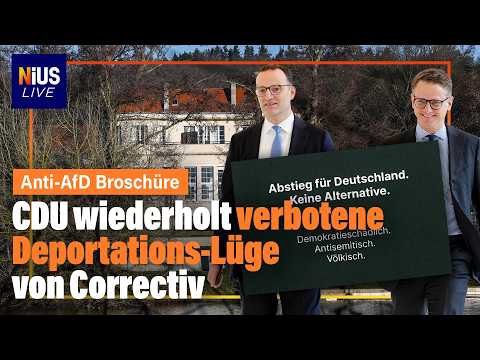 CDU kämpft gegen die AfD – mit einer Lüge, die vor Gericht scheiterte | NIUS Live CDU kämpft gegen die AfD – mit einer Lüge, die vor Gericht scheiterte | NIUS Live
