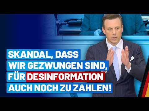 Christian Douglas rechnet mit dem Staatsfunk ab! – AfD-Fraktion im Deutschen Bundestag