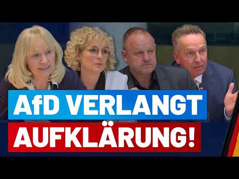Corona-Enquete-Kommission: AfD verlangt Aufklärung über Daten und Grundrechtsverletzungen!