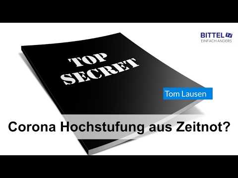 Corona Hochstufung aus Zeitnot? – Antwort von Tom Lausen Enqute-Kommission Brandenburg