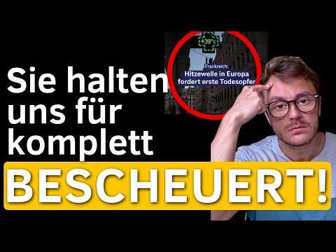 Da ist es 3 Tage lang warm und schon geht das Lügenkarussell wieder los!