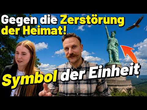 Das Hermannsdenkmal 🗽 „Die patriotische Ebene“ Symbol der Einheit 🇩🇪 AfD Demo gg Windräder in Lippe