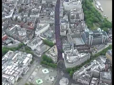Demo – United the Kingdom – 16.05.2026 – waren sicher nur 17’0000 Menschen dort *ironie off*
