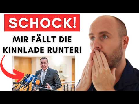 Desaströse Aussage von Pistorius – Ich bin stink-sauer!