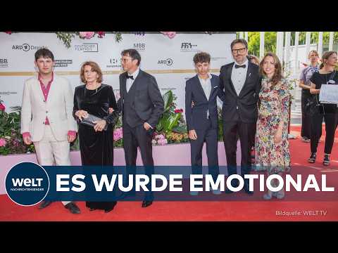 DEUTSCHER FILMPREIS: Emotionaler Moment! Senta Berger und Wim Wenders im Lola-Regen in Berlin!