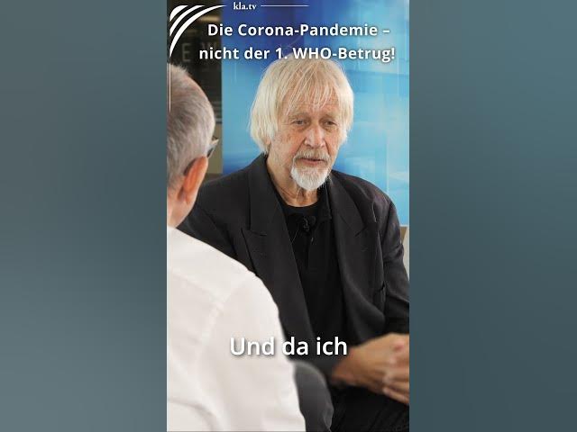 Die Corona-Pandemie – nicht der 1. WHO-Betrug!