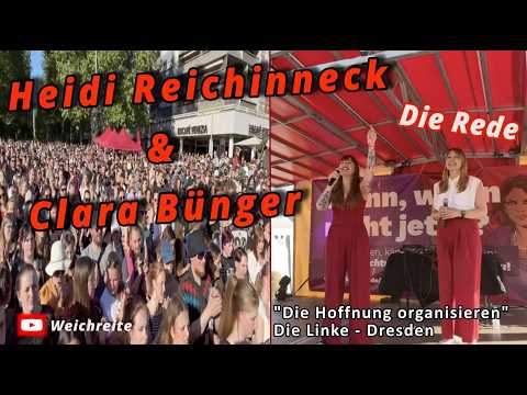 Die Rede von Heidi Reichinneck & Clara Bünger „Die Hoffnung organisieren!“ Die Linke Dresden 28.5.26 Die Rede von Heidi Reichinneck & Clara Bünger „Die Hoffnung organisieren!“ Die Linke Dresden 28.5.26